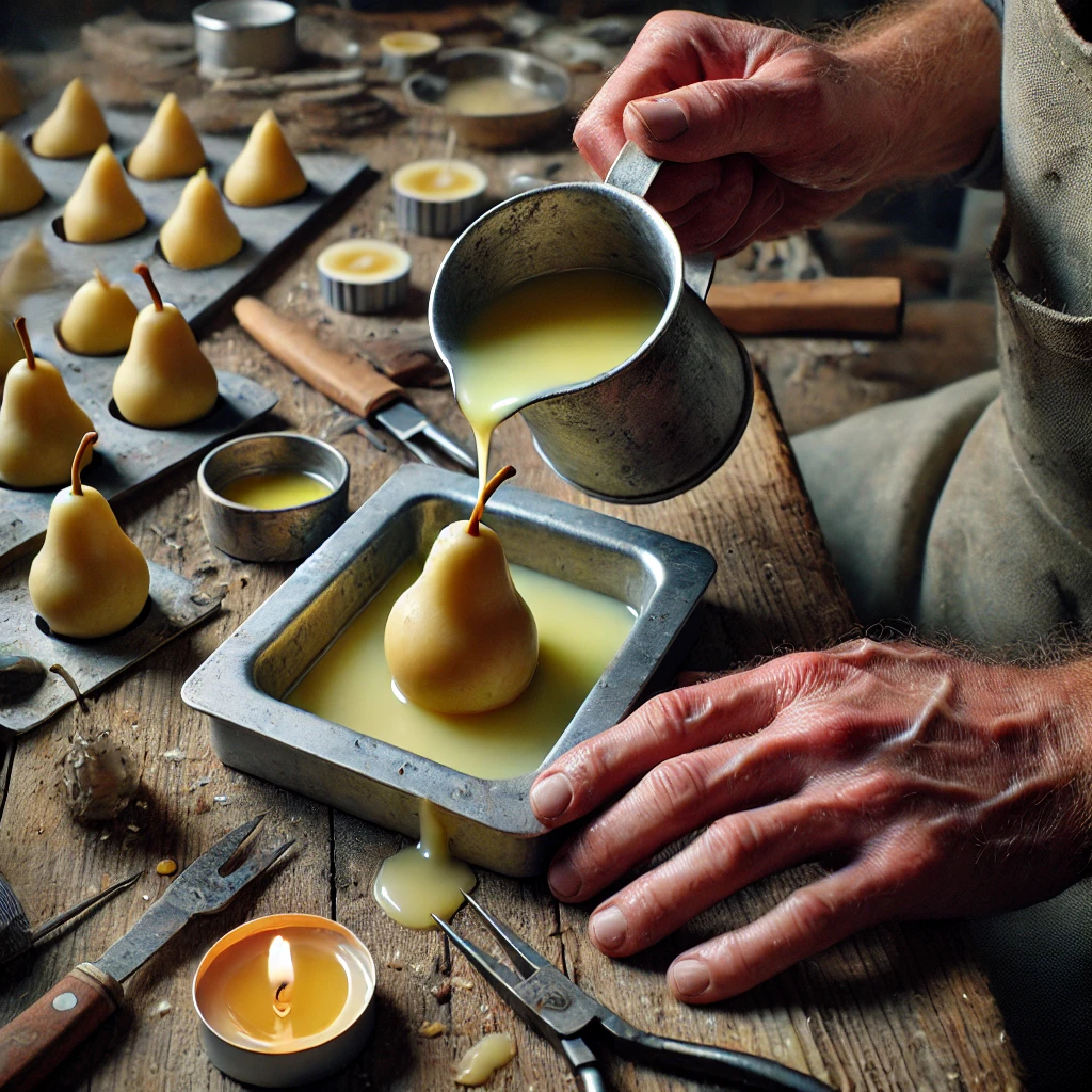 Hand poured variation