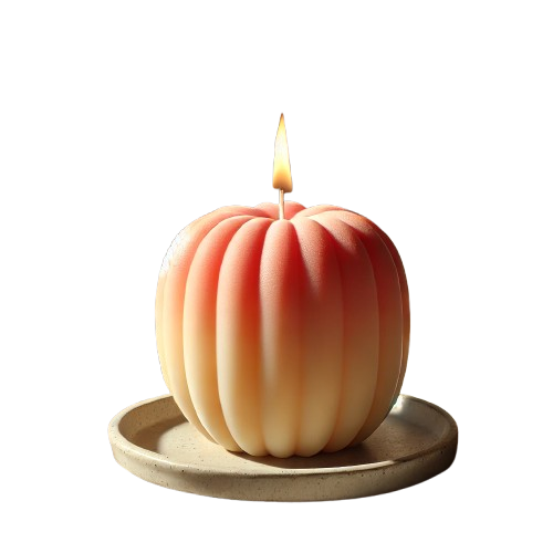 Nourai candle with strawberries